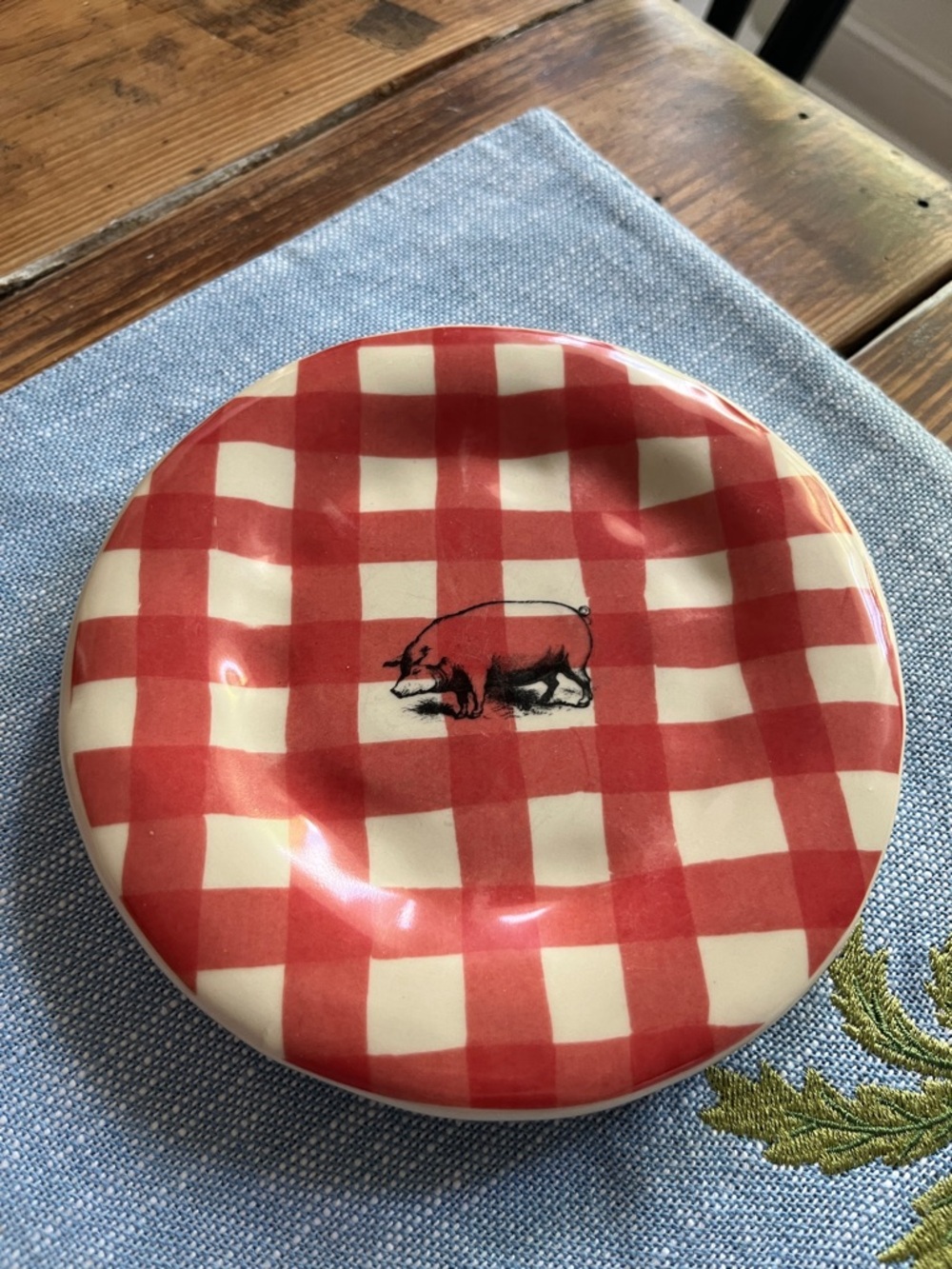 Rare Rae Dunn Farmline 6” Plate